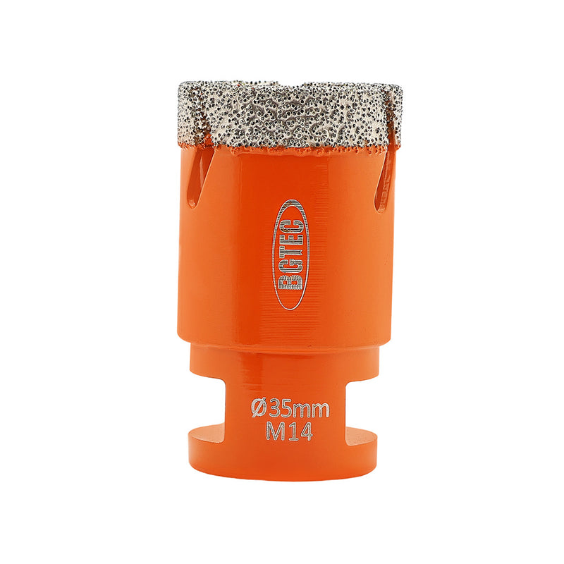 BGTEC Diamond Core Bit 1pc 20-125mm Porcelain Tile Ceramic Marble Granite Vacuum Brazed Drilling Bit M14 Thread