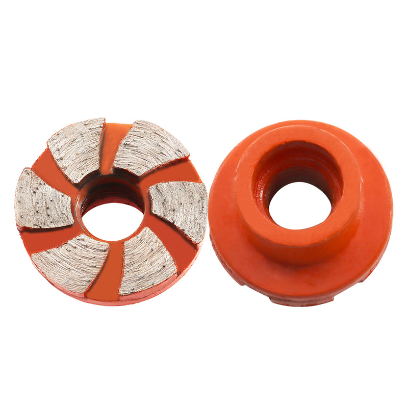 BGTEC Diamond Grinding Wheel Cleaning Bottom with M14 or 5/8-11 Thread for Flowerpot Pebble Granite Stone Dia 35/48/58mm