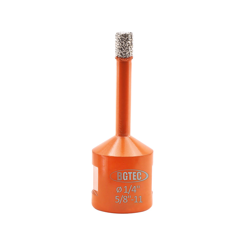 BGTEC Diamond Core Drill Bits Dia 6/8/10/12/14/16mm with 5/8-11 Thread for Porcelain Tile Granite Marble Stone Masonry