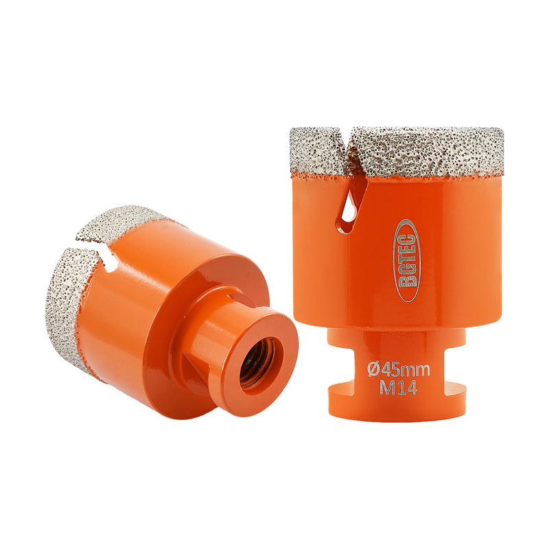 BGTEC Diamond Core Bit 1pc 20-125mm Porcelain Tile Ceramic Marble Granite Vacuum Brazed Drilling Bit M14 Thread