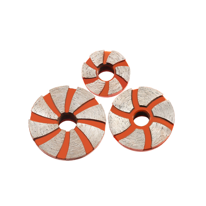 BGTEC Diamond Grinding Wheel Cleaning Bottom with M14 or 5/8-11 Thread for Flowerpot Pebble Granite Stone Dia 35/48/58mm