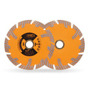 BGTEC Diamond Cutting Disc with Protection Teeth Dia115/125/180/230mm for Marble Granite Ceramic Tile Quartz Saw Blade