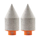 BGTEC Diamond Finger Chamfering Milling Bits for Tile Porcelain Ceramic Granite Marble with M14 or 5/8-11 Thread