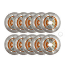 BGTEC Thin Diamond Turbo Blade for Cutting Porcelain Tile Ceramic Granite Marble Hard Material 4''/4.5''/5''/6''/7''/9''