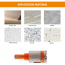 BGTEC Diamond Milling Drilling Finger Bits  1pc or 2pcs Dia 20/25mm Drilling Grinding for Marble Granite Ceramic Porcelain Tile Triangle Shank