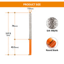 BGTEC Finger Milling Bits 1/2pcs Martar Masonry Brick Vacuum Brazed  Hole Saw M14 or 5/8-11 or Round Thread