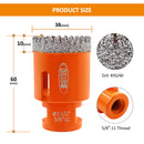 Diamond Drilling Core Bits 19-102mm 5/8-11 Thread For Porcelain Tile Hole Saw