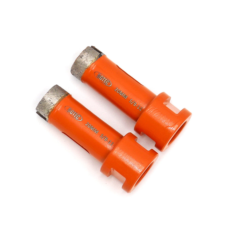 BGTEC Diamond wet Drilling Core Bits with 5/8-11 Thread Dia 20mm to 75mm for Marble Granite Artificial Stone Ceramic Tile