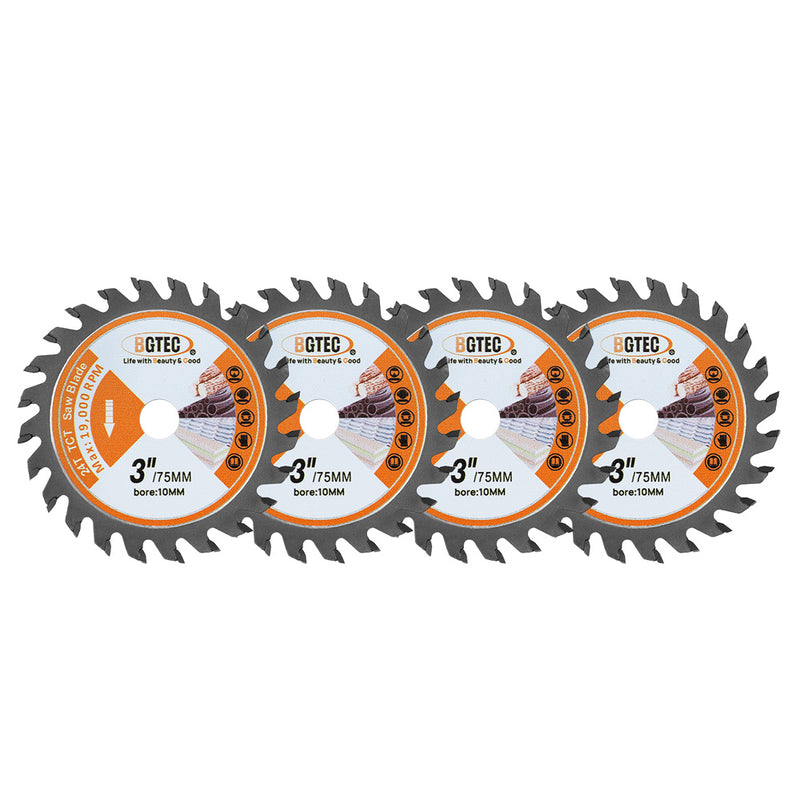 3''TCT Saw Blade Carbide Cutting of Wood Plastics PVC