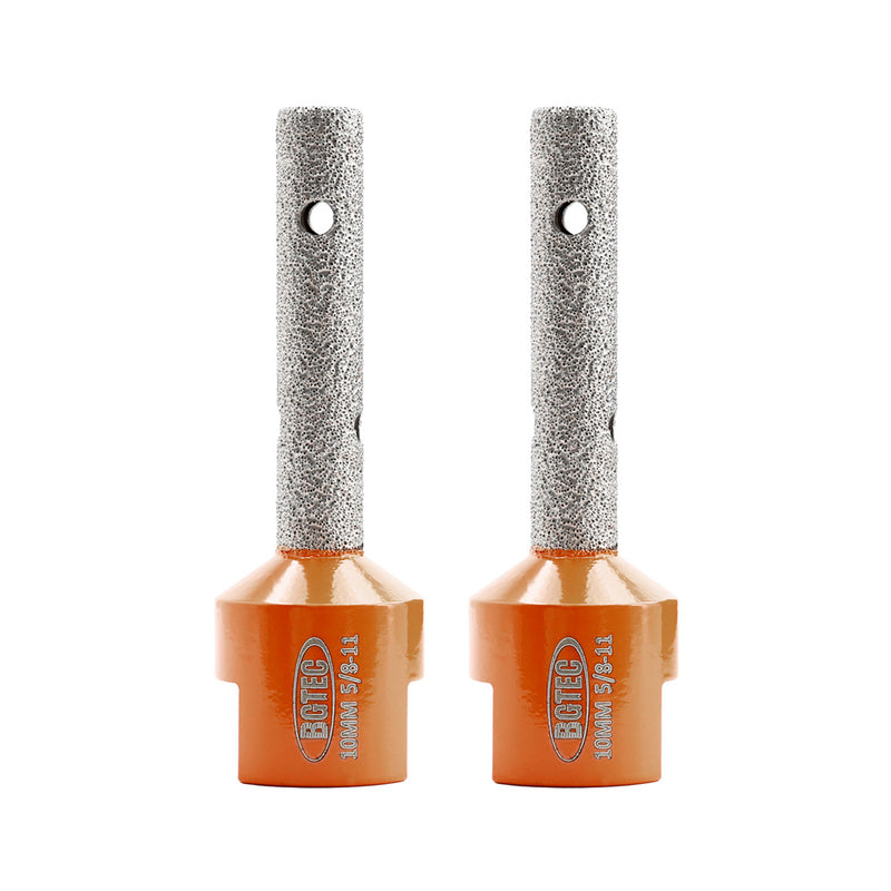 BGTEC Diamond Finger Milling Bits 1/2pcs 10/15/20/25/30/35mm M14 or 5/8-11 Enlarging Shaping Trimming in Tile Porcelain Ceramic Granite Marble