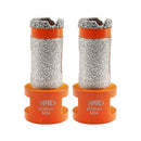 BGTEC Diamond Milling Drilling Finger Bits  1 or 2pcs Dia 20/25/35/50/68/75 mm Drilling Grinding for Marble Stone Ceramic Porcelain Tile 5/8"-11 or M14 Thread