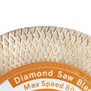 BGTEC Diamond Double-sided X Mesh Saw Blade for Tile Ceramic Marble Stone Dia 4''/4.5''/5'' Bore 22.23mm