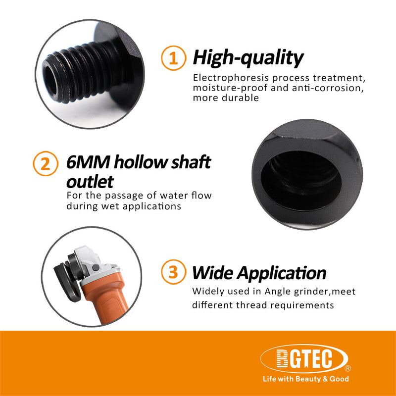 BGTEC Diamond Core Bits Extension Rod with 5/8-11 or M14 Thread for Drilling Deep Holes