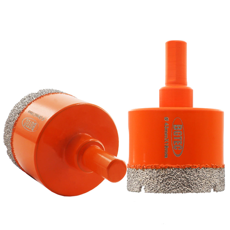 BGTEC Diamond Triangle Shank Drill Core Bits for Tile Ceramic Marble Masonry Brick Granite Dia 6-65mm