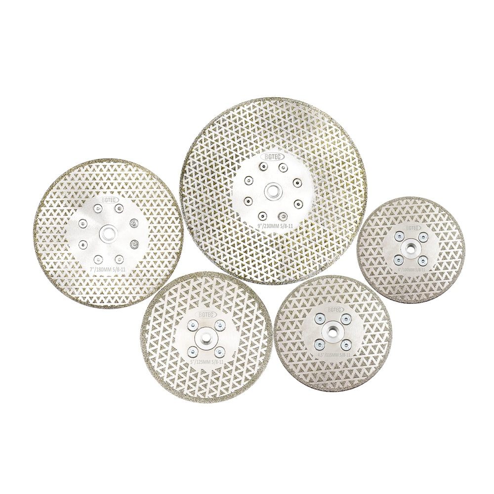 BGTEC Diamond Cutting Grinding Discs Electroplated Double