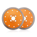 BGTEC Hot Pressed X Mesh Turbo Diamond Saw Blade Cutting Disc for Ceramic Tile Marble Granite Size 4''/4.5''/5'' Bore 22.23MM