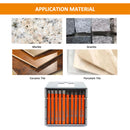 BGTEC Diamond Drill Bits Set Cross Hole Opener 10pcs/set Dia 6mm for Ceramic Tile Brick Wood Glass PVC Hole Saw Round Shank