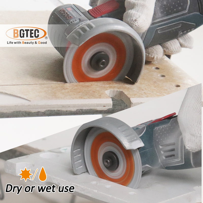 BGTEC Diamond Saw Blade X Mesh 1/2/3/5/10pcs 75mm/3" Ceramic Tile Porcelain Marble Granite Vacuum Brazed Saw Blade