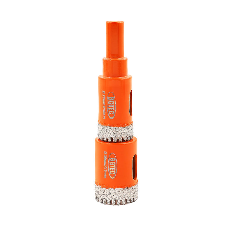 BGTEC Diamond Core Bits 20-65mm Drilling for Ceramic Marble Triangle Shank