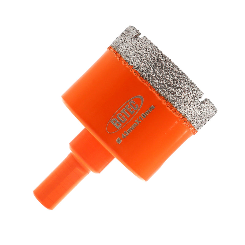 BGTEC Diamond Triangle Shank Drill Core Bits for Tile Ceramic Marble Masonry Brick Granite Dia 6-65mm