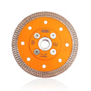 BGTEC X Mesh Turbo Diamond Porcelain Saw Blades with 5/8-11 or M14 Flange for Porcelain Tile Granite Marble Dia 4''/4.5''/5''