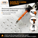 BGTEC 5pcs/set or 10pcs/set Cross Carbide Drill Bit Set Quick-fit Shank for Wood Plastic PVC Masonry Concrete