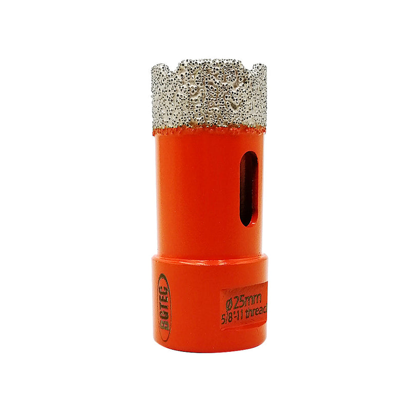 BGTEC Dry Diamond Core Drill Bits with 5/8-11 or M14 Thread for Porcelain Tile Granite Marble Stone Masonry 6mm to 100mm