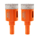 BGTEC Diamond Core Bits 20-65mm Drilling for Ceramic Marble Triangle Shank