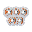 BGTEC Vacuum Brazed Cut-Off Wheel Diamond Blade for Cutting Carbide Metal Alloys Iron Stainless Steel Dia 4''/4.5''/5''