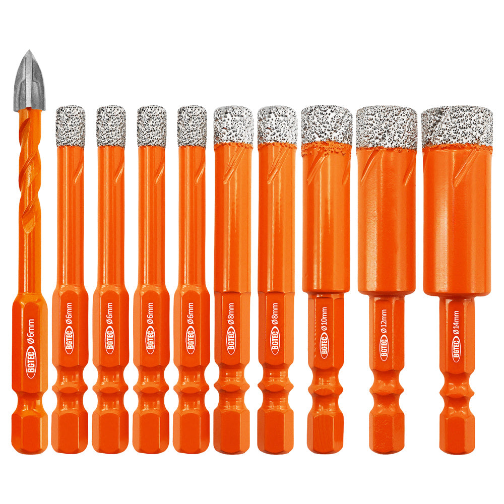 Diamond Core Boor Kit BGTEC Diamant Gatzaag Tegelsnijder, Driehoek Diamond Core Boor Kit BGTEC Diamant Gatzaag Tegelsnijder, Driehoek