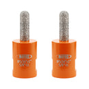 BGTEC Finger Milling Bits 1/2pcs Martar Masonry Brick Vacuum Brazed  Hole Saw M14 or 5/8-11 or Round Thread