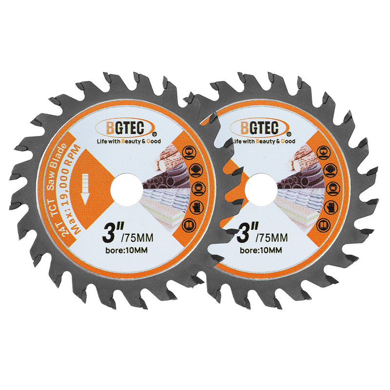 3''TCT Saw Blade Carbide Cutting of Wood Plastics PVC