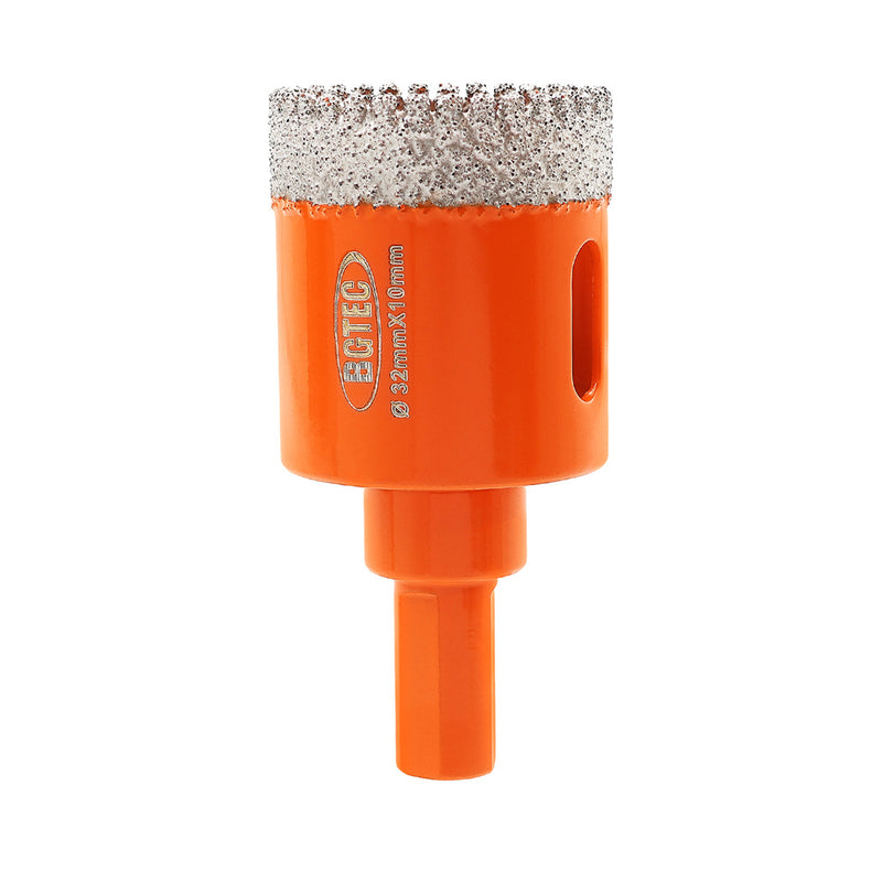 BGTEC Diamond Core Bits 20-65mm Drilling for Ceramic Marble Triangle Shank