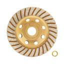 BGTEC Diamond Grinding Cup Turbo Row Wheel 1pc or 2pcs  4"/4.5"/5" for Concrete Marble Brick Stone Granite Bore 22.23mm