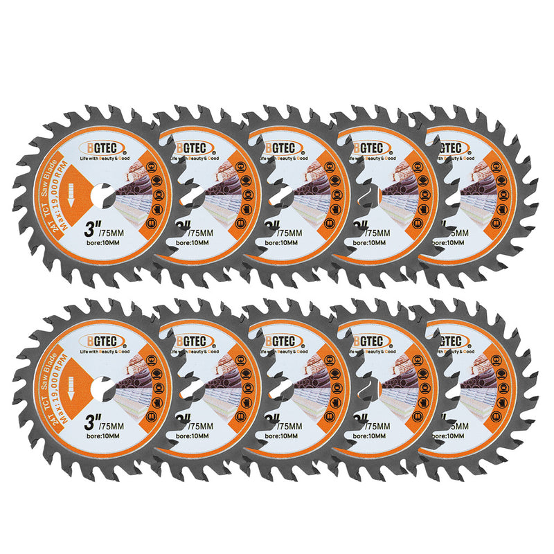 3''TCT Saw Blade Carbide Cutting of Wood Plastics PVC