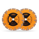 BGTEC Diamond Cutting Disc with Protection Teeth Dia115/125/180/230mm for Marble Granite Ceramic Tile Quartz Saw Blade