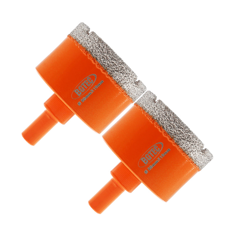 BGTEC Diamond Triangle Shank Drill Core Bits for Tile Ceramic Marble Masonry Brick Granite Dia 6-65mm