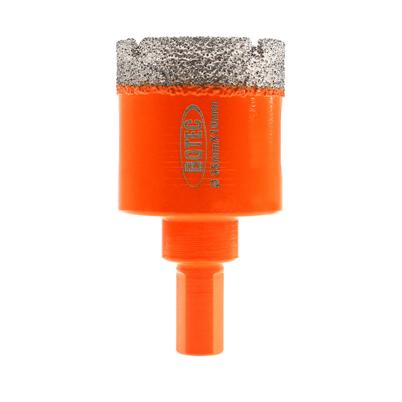 BGTEC Diamond Triangle Shank Drill Core Bits for Tile Ceramic Marble Masonry Brick Granite Dia 6-65mm