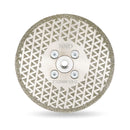 BGTEC Diamond Cutting Grinding Discs Electroplated Double Side Diamond Blade for Granite Marble Procelain Ceramic Tile Quartz