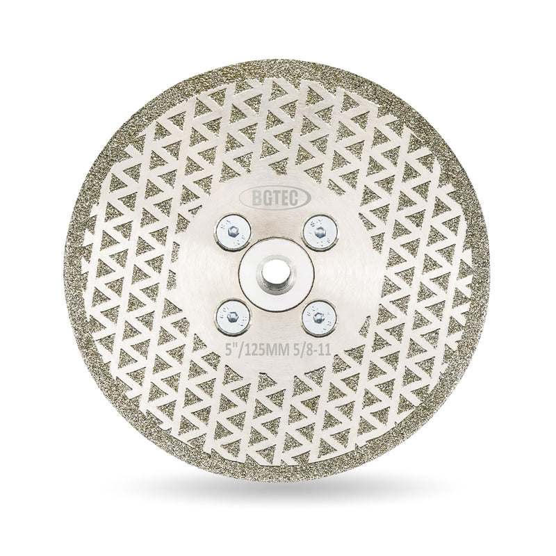 BGTEC Diamond Cutting Grinding Discs Electroplated Double Side