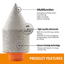 BGTEC Diamond Finger Chamfering Milling Bits for Tile Porcelain Ceramic Granite Marble with M14 or 5/8-11 Thread