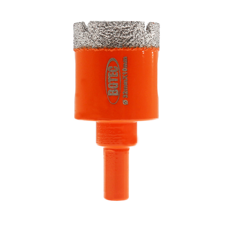 BGTEC Diamond Triangle Shank Drill Core Bits for Tile Ceramic Marble Masonry Brick Granite Dia 6-65mm