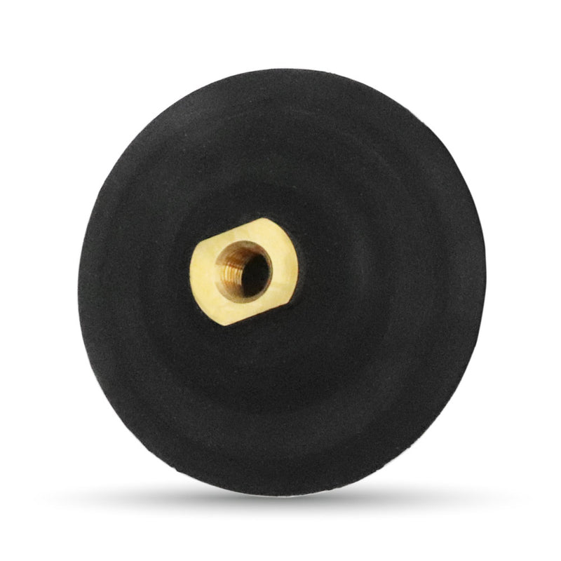 BGTEC Rubber Base Back Pad with 5/8-11 or M14 Thread for Diamond Polishing Pads Size 3''/4''/5''