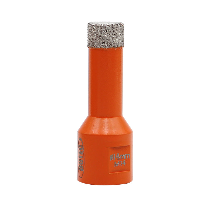 BGTEC Dry Diamond Core Drill Bits with 5/8-11 or M14 Thread for Porcelain Tile Granite Marble Stone Masonry 6mm to 100mm