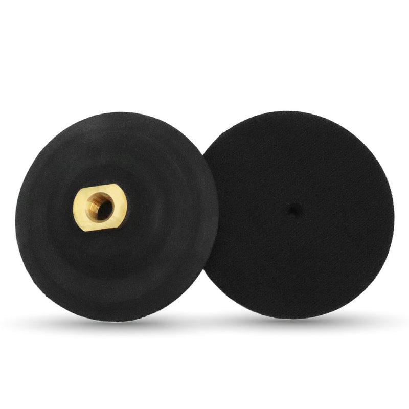 BGTEC Rubber Base Back Pad with 5/8-11 or M14 Thread for Diamond Polishing Pads Size 3''/4''/5''