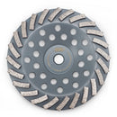 BGTEC Turbo Segments Diamond Grinding Wheels Dia 4''/4.5''/5''/7'' with 5/8-11 Arbor for Concrete and Masonry
