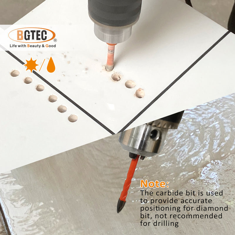 3-12mm Cross Hex Tile Drill Bits Set for Wood Glass Plastic Ceramic  Concrete Hole Opener Brick Hard Alloy Triangle Bit Tools Kit