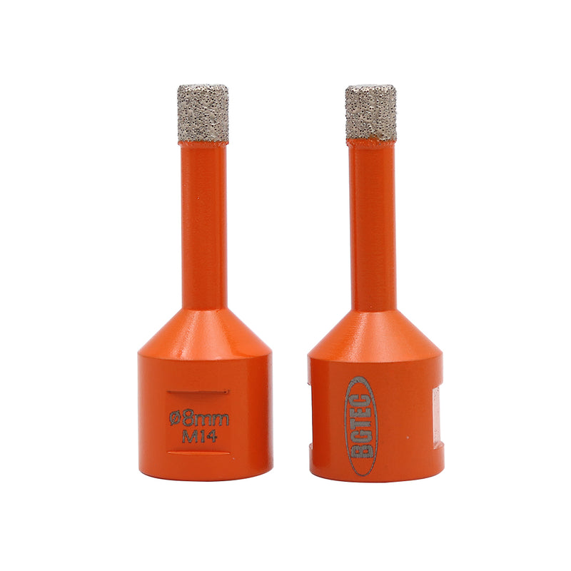 BGTEC Diamond Core Drill Bits with M14 Thread for Porcelain Tile Granite Marble Stone Masonry Dia 6/8/10/12/14/16mm