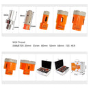 BGTEC Vacuum Brazed Diamond Core Drill Bits Kit with M14 Thread for Porcelain Tile Ceramic Granite Marble Stone Masonry Brick