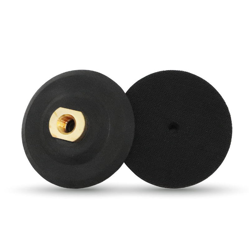 BGTEC Rubber Base Back Pad with 5/8-11 or M14 Thread for Diamond Polishing Pads Size 3''/4''/5''